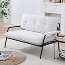 Modern Metal Frame Sofa With Sponge Filling For Compact Spaces And Versatile Use
