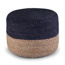 Lydia - Handcrafted Round Pouf by HouseOfZazla