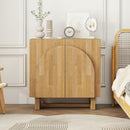 2 Door Cabinet, Suitable For Bedroom - Natural by HouseOfZazla