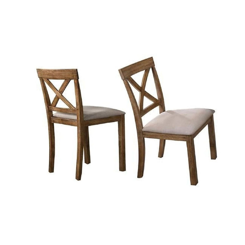 Dining Set With Table, Bench And 4 Chairs - Oak, photo 5 of 8