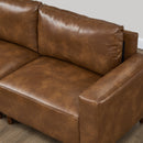 Modern Luxury Sectional Sofa with Convertible Ottoman