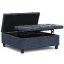 Harrison - Upholstered Coffee Table Storage Ottoman by Unique Piece Furniture
