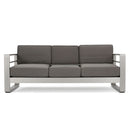 Cape Coral - Modern 3 Seater Sofa With Metal Tray