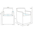 Anna - Square Armchair