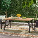 Outdoor Dining Set with 2 Benches and 1 Dining Table - Light Brown by HouseOfZazla