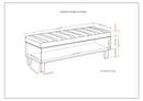 Monroe - Upholstered Storage Ottoman by HouseOfZazla