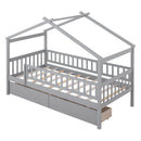 House Bed With 2 Drawers