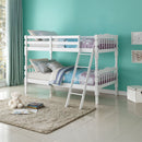 Homestead - Twin Over Twin Bunk Bed - White
