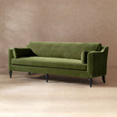 Josephine 84.5" Upholstered Modern Sofa, Olive