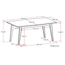 Draper - Rectangular Dining Table by HouseOfZazla