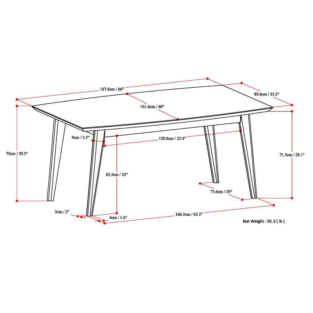 Draper - Rectangular Dining Table, photo 9 of 21