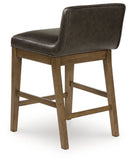 Cabalynn - Upholstered Barstool (Set of 2) - Two-tone Brown by Unique Piece Furniture