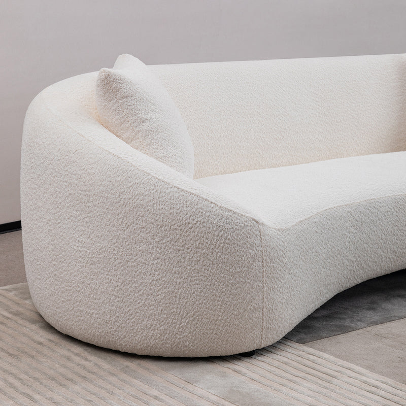 Minimalist Curved Sofa, 3 Seater, photo 6 of 10