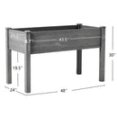Elevated Raised Garden Bed For Outdoor