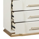 Lexington - 3 Drawer Nightstand - Beige by HouseOfZazla