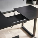 Square Extendable Dining Table With Metal Leg, Modern Space Saving Kitchen Table For Living Room by Unique Piece Furniture