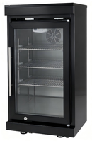 Black Single Door Fridge Cabinet Outdoor Kitchen Islands by HouseOfZazla