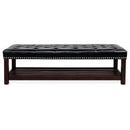 Bedroom End Of Bed Bench Tufted Upholstered End Of Bed Bench End Of Bed Entrance Shoe Bench With Nailhead Trim And Shelf Bedroom Upholstered Bench Living Room Shoe Rack Footstool