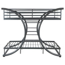 Weston - Bunk Bed Full Over Full - Gunmetal