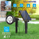 Solar Powered Spotlight for Outdoors for Gardens & Pathways by LJGDeals