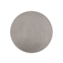 Outdoor Lightweight End Table Round Concrete Outdoor Side Table - Natural