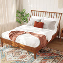 Bohemian Platform Bed With Tall Headboard by HouseOfZazla