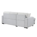 Ford - Reversible Pull Out Sofa Bed - Light Gray by HouseOfZazla
