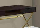 Computer Desk For Home Office, Laptop, Storage Drawers, Contemporary & Modern - Espresso by HouseOfZazla