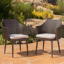 Kenneth Outdoor Dining Chair Set of 2 by HouseOfZazla