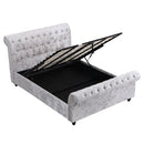 Hartfried - Queen Size Upholstered Storage Bed - Beige by HouseOfZazla