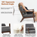 Living Room Chair With Lumbar Pillow