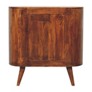 Cortez - T Bar Open Slot Cabinet - Dark Brown by HouseOfZazla