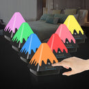 Touch Control Night Light 8-Color Change 6 Level Dimmable Light Brightness Table Lamp   Portable Timer Lamp for Bedroom Office Camping