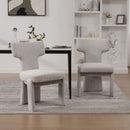 Armless Curved Back Accent Chairs by HouseOfZazla