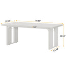 Large Rectangular Kitchen Table by HouseOfZazla