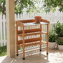 Outdoor Potting Table, 3 Tier Workbench by HouseOfZazla