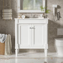 Bathroom Vanity Cabinet With Sink, Soft Close Doors, Storage Cabinet