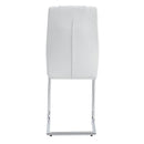 Modern Dining Chairs With Padded Seat, Metal Legs by HouseOfZazla