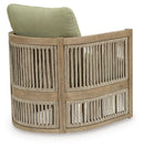 Serena Shores - Lounge Chair With Cushion (Set of 2) - Beige / Green by Unique Piece Furniture