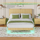 Floating Bedstead With Charging Station And LED Lights by HouseOfZazla