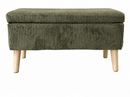 32 Inch Wide Olive Ottoman