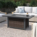 Propane Fire Pit Table - Espresso by HouseOfZazla