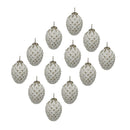 Glass Decorative Hanging Ball Christmas Tree Ornaments (Set of 12) by HouseOfZazla