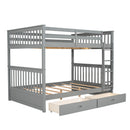 Bunk Bed With Ladders And 2 Storage Drawers by Unique Piece Furniture