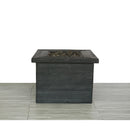 Fiber Reinforced Propane / Natural Gas, Fire Pit Table - Charcoal by HouseOfZazla