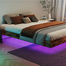 Platform Floating Bed Frame With RGB LED Lights by HouseOfZazla