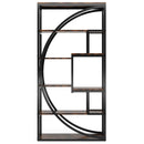 5 Tier Etagere Bookshelf With 8 Open Shelves Organizer For Living Room by HouseOfZazla