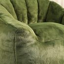 Beanbag Chair, Beanbag Sofa Chair With Armrests Stuffed High Density Foam by Unique Piece Furniture