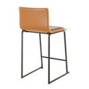 Mara - Upholstered Contemporary Counter Stool (Set of 2) by HouseOfZazla