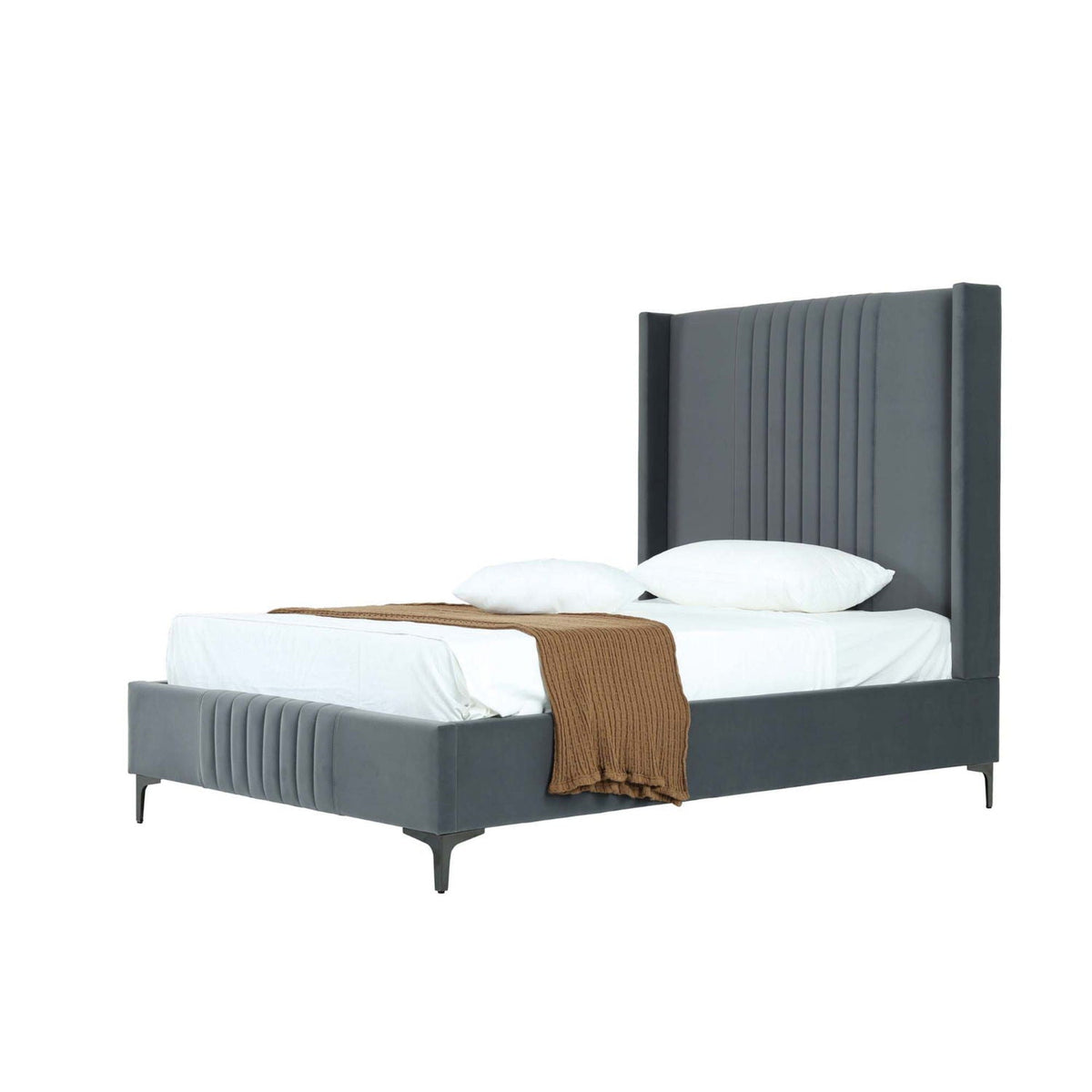 Promenade - Bed With Upholstered Headboard And Slats
